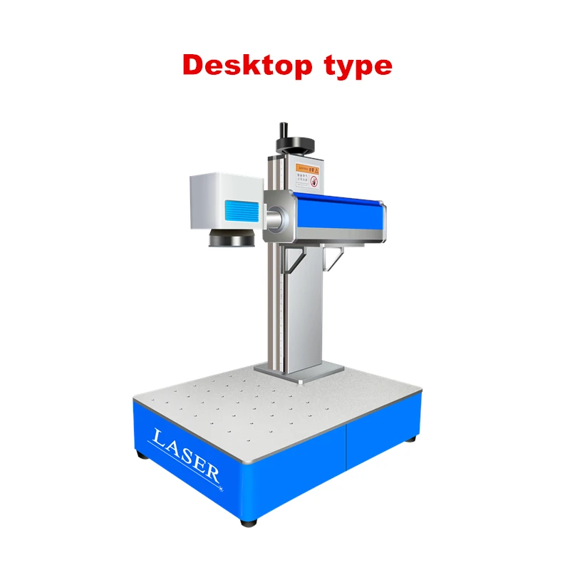 Fiber Laser Marking Machine 50W 30W 20W Raycus with Rotary Axis Metal Gold Silver Jewelry Engraver For Engraving Business Card