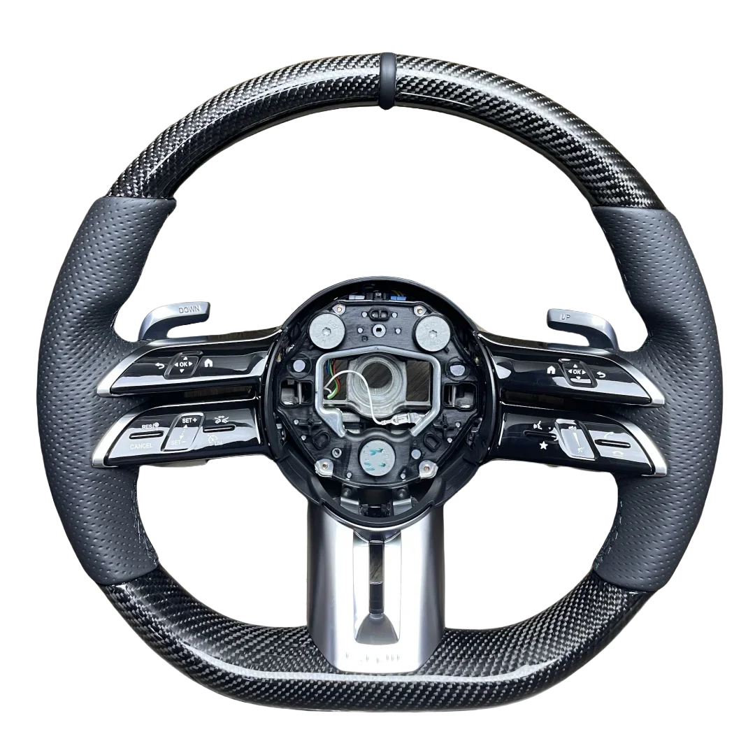 

Спортивный гоночный руль из карбона для Mercedes-Benz C-класса, E-класса, W213, W203, W205, руль Dragonfly