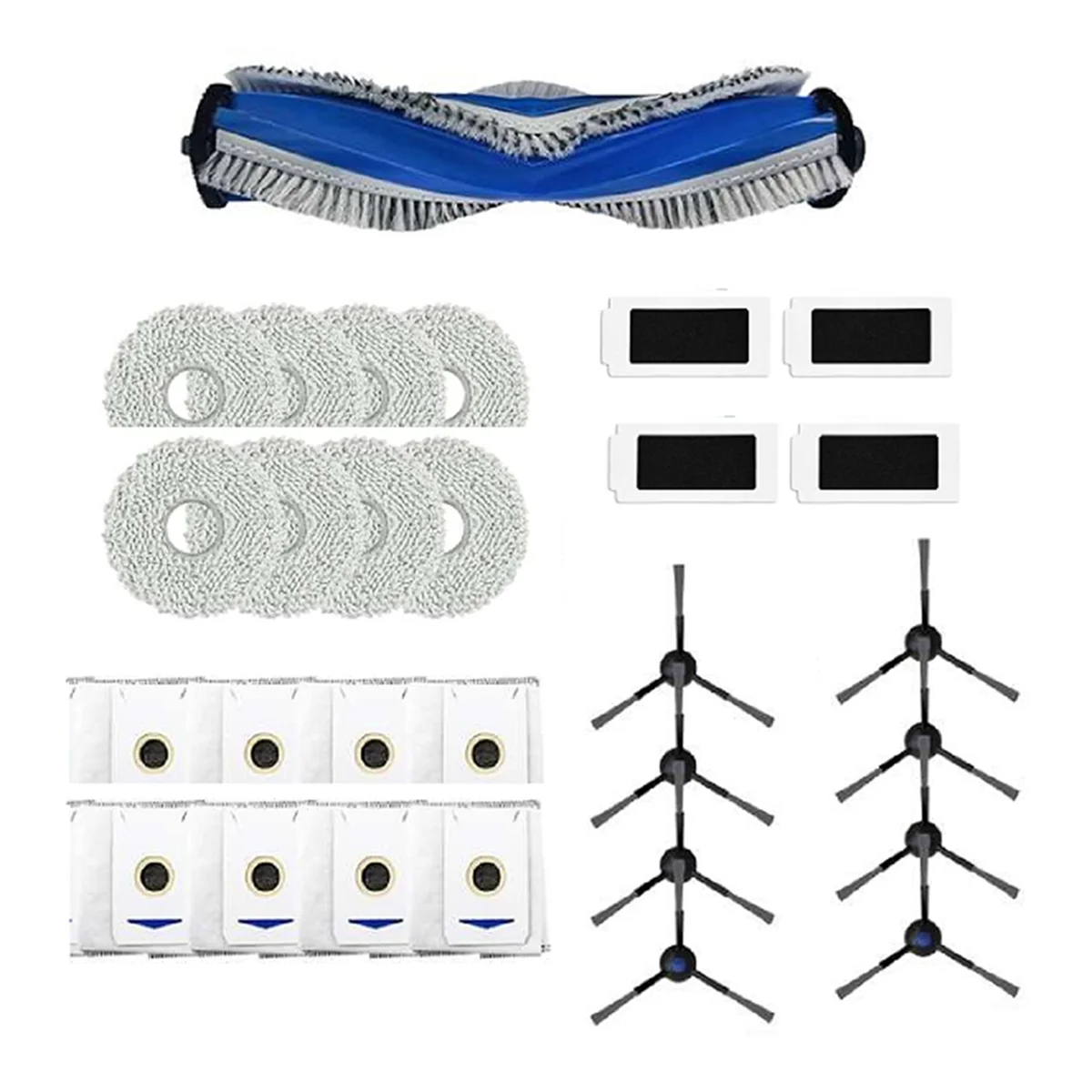 29 Pcs for Ecovacs Deebot T30 PRO OMNI /T30 Max / T30 / DDX14  er Accessories Main Side Brush Filter Rag Dust Bag