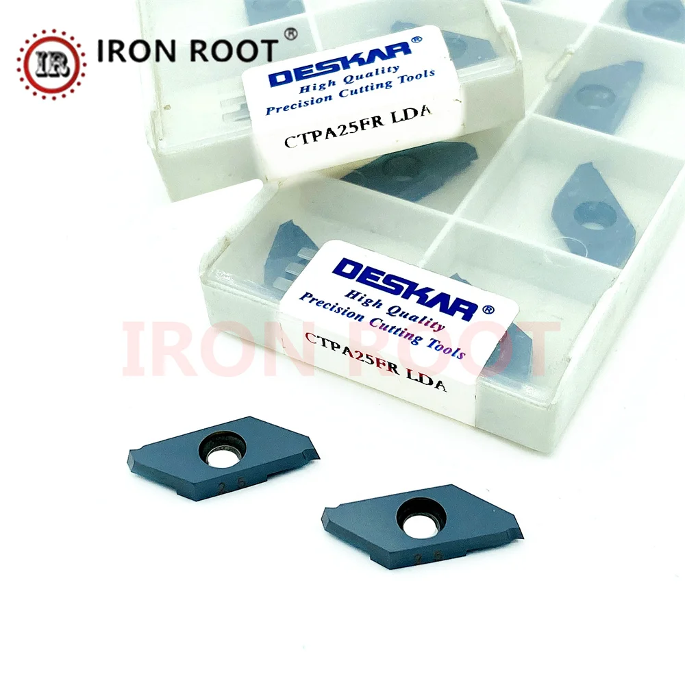 Imagem -06 - Deskar-cnc Torno de Corte Carbide Insert Core Machine Bladecnc Ferramentas de Torneamento para Ctpa Ctpa10frn Ctpa15frn Ctpa20frn