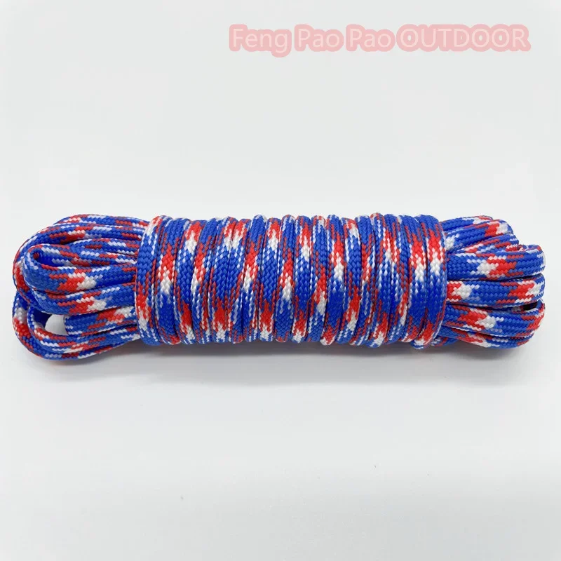 7-adriges 550 Paracord Seil 30 m Durchmesser 4mm für Outdoor-Camping Überleben Lanyard Fallschirm schnur Wander zelt Zubehör – Detail 9