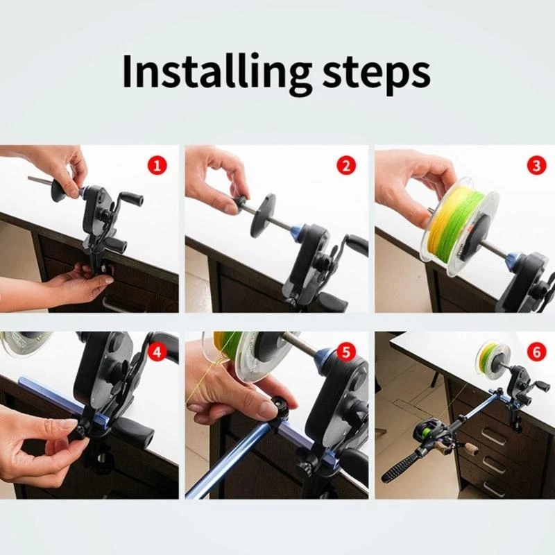 

Портативный инструмент для намотки лески, антикоррозийные намотчики сплошной лески, рыболовный инструмент для рыболовов в и воде