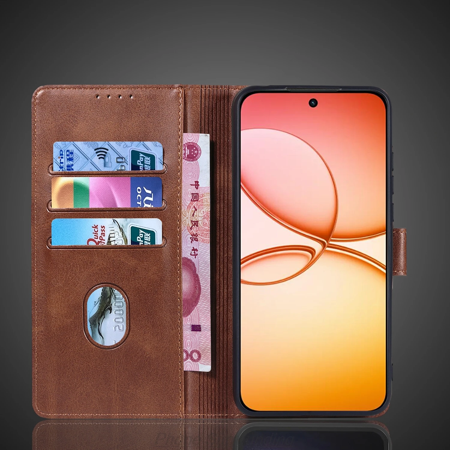 محفظة حافظة جلدية لهاتف OPPO Realme 15T 5G Pu حقائب هاتف جلدية حافظة واقية Capa Fundas Coque