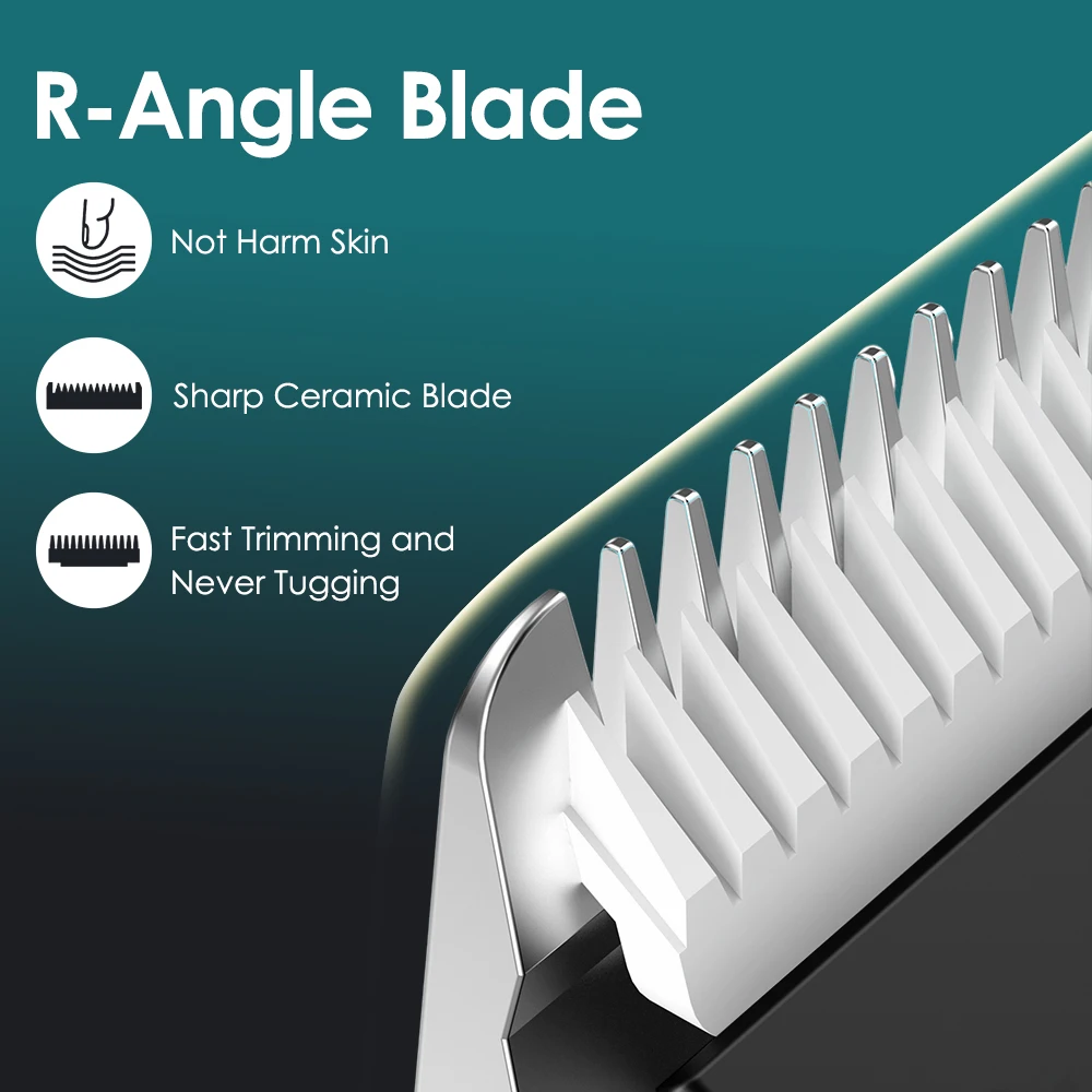Man Beard Shaver Electric Groin Body Hair Trimmer With LED Light For Underarm Leg Hair Razor Rechargeable Grooming Kit