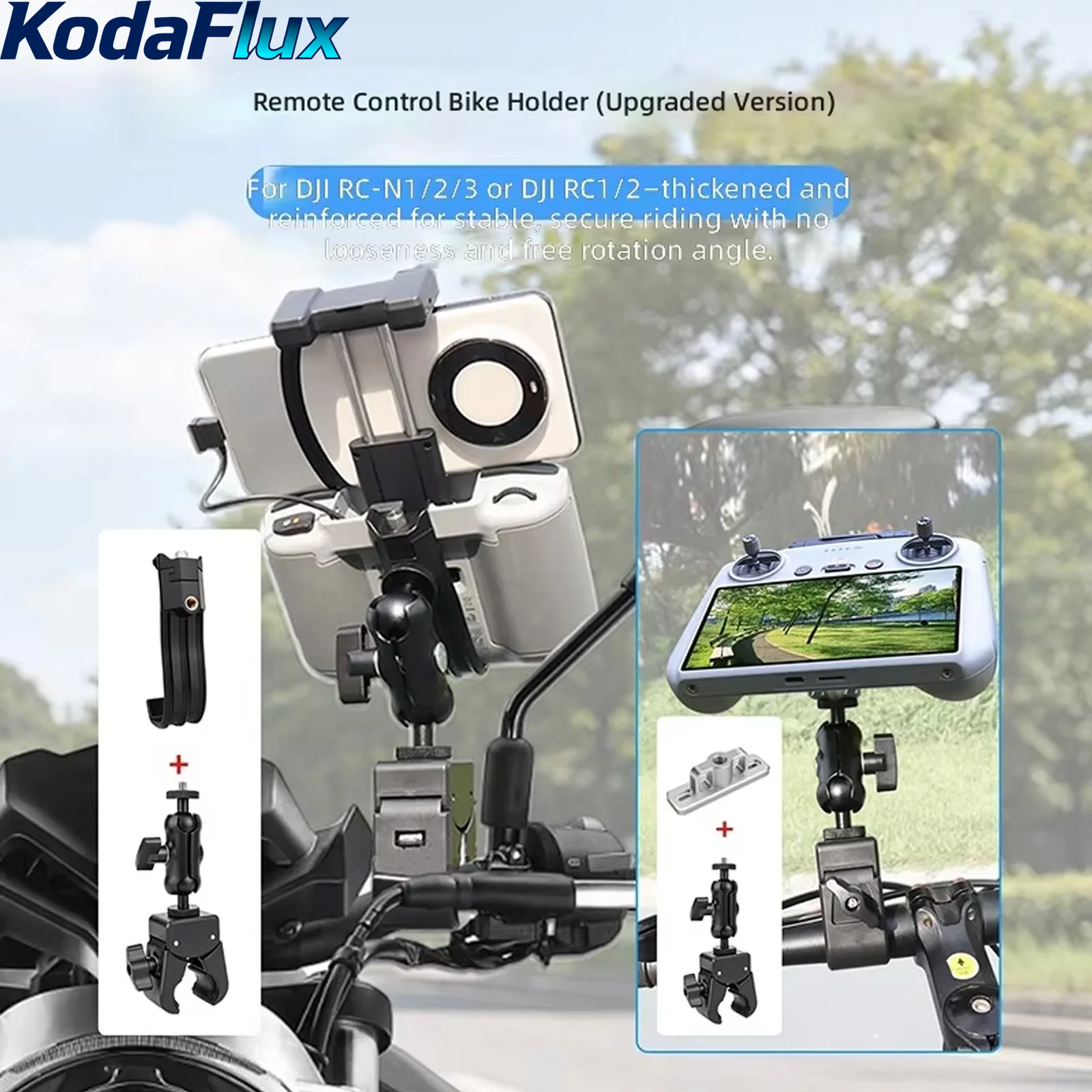 Bike Motorcycle Handlebar Mount for DJI RC 2 RC N1 N2 N3 Remote Controller Cycling Holder 360 Rotation Bracket Accessories