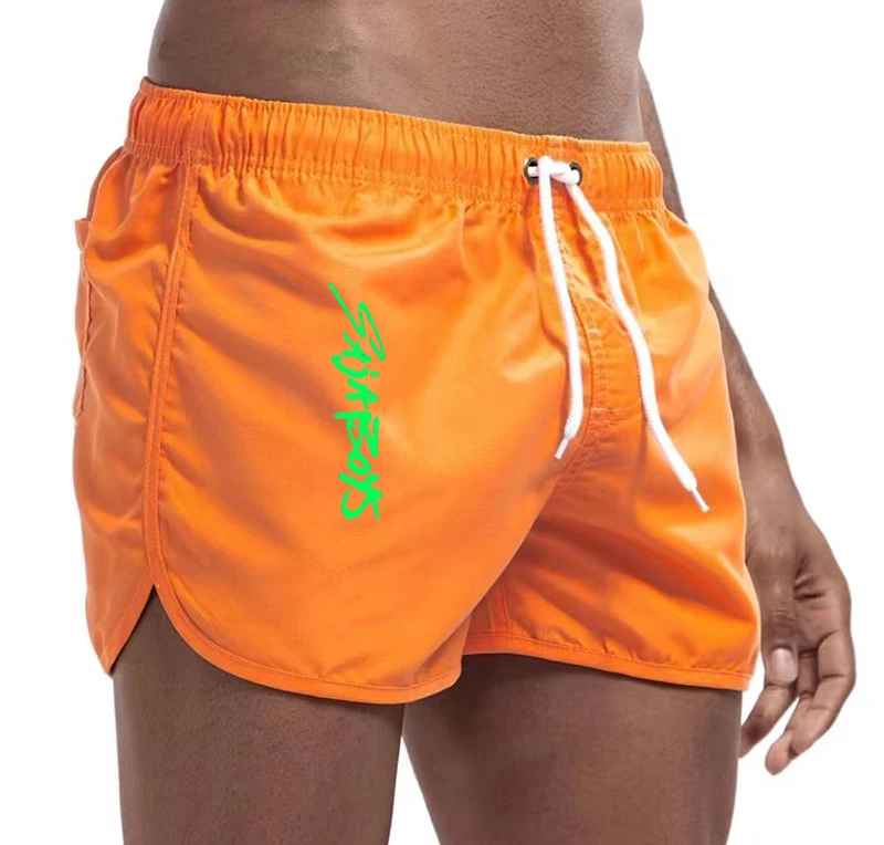 

Быстросохнущие повседневные спортивные шорты | Смелый цветной слоган — модный выбор для повседневного и спорта