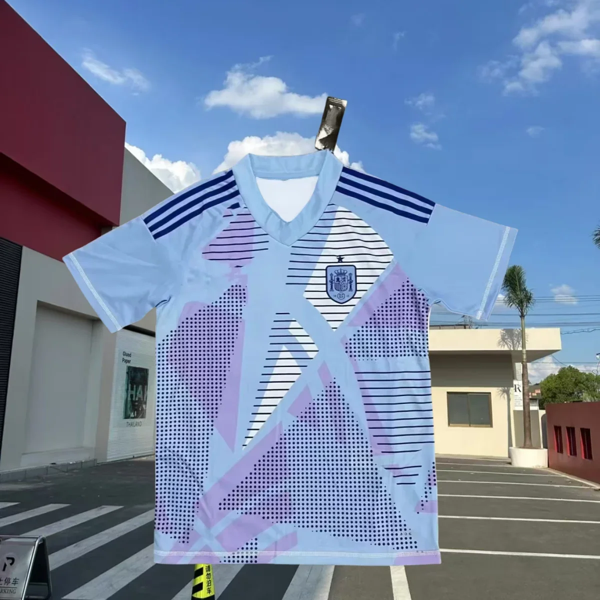 

New European Cup Spain Jersey National Team Special Edition Football Jersey Motorcycle Quick Drying Top T-Shirt