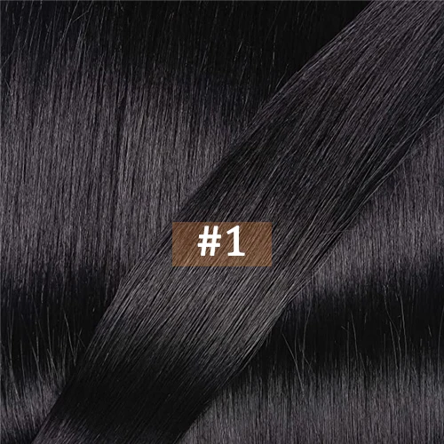 Rechte Micro Loop Haarverlenging Echt haar Micro Link Hair Extensions Echt menselijk haar 50 strengen Nanoring Menselijk haar voor vrouwen