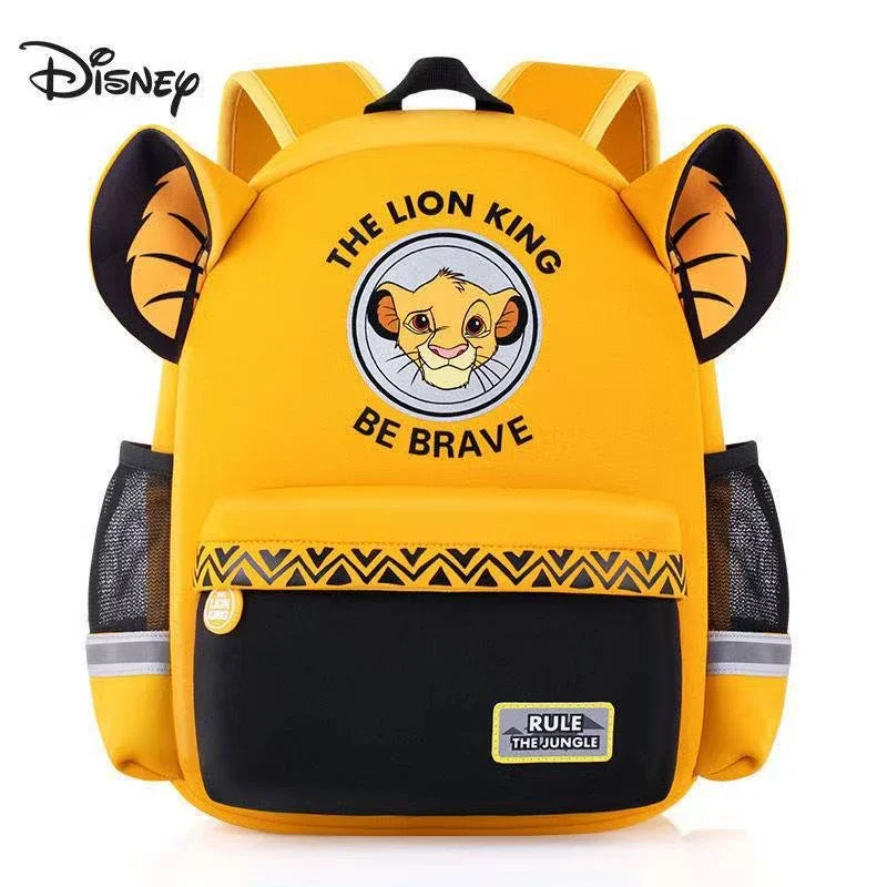 Disney Cartoon The Lion King Backpack Cute Children Schoolbag Student Learning Supplies Large Capacity Bag Birthday Gifts