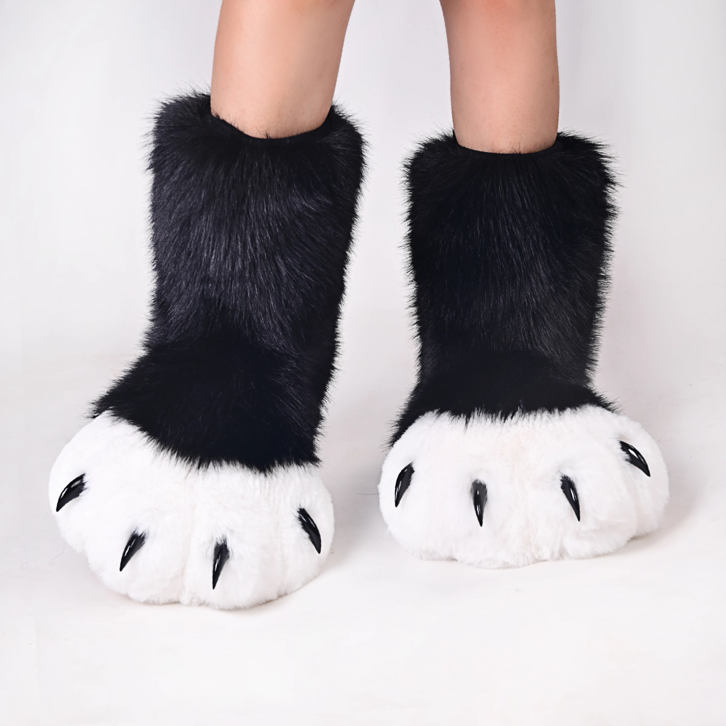 

Plush Paw Shoes, Cosplay Costume Footwear for Party & Convention