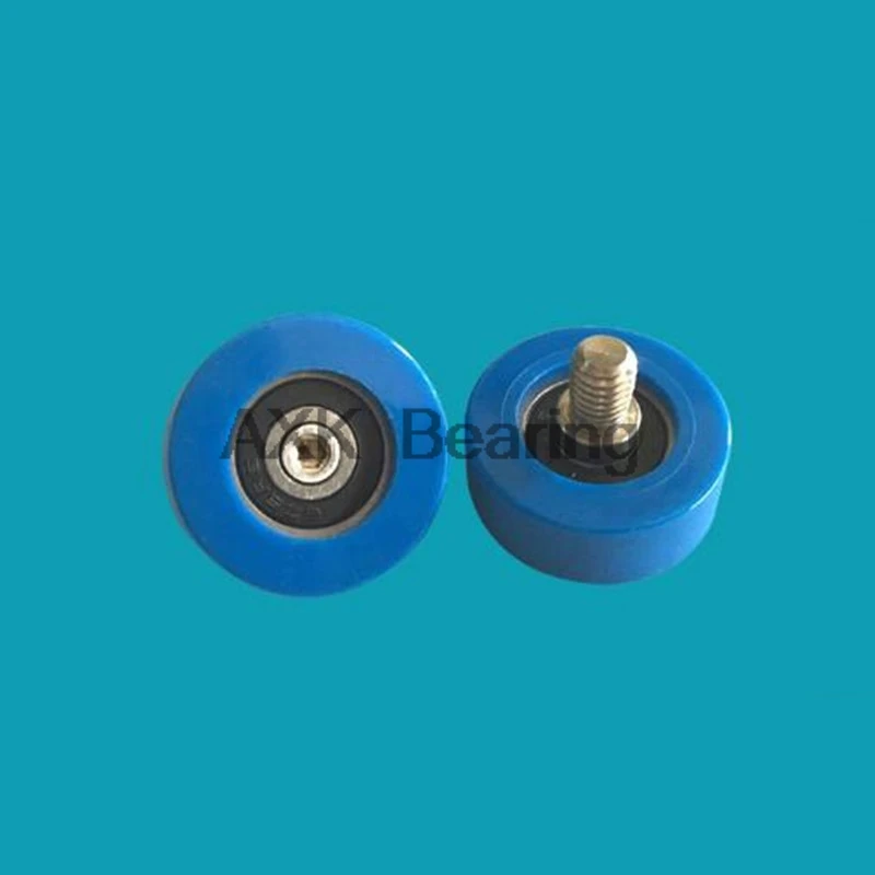 PU 625 Screw Pulley Bearing 5*25*9 mm ( 1 PC) Doors and Windows  Roller Mute Wheel PU625 + M6*8 Engineered Plastic Bearings