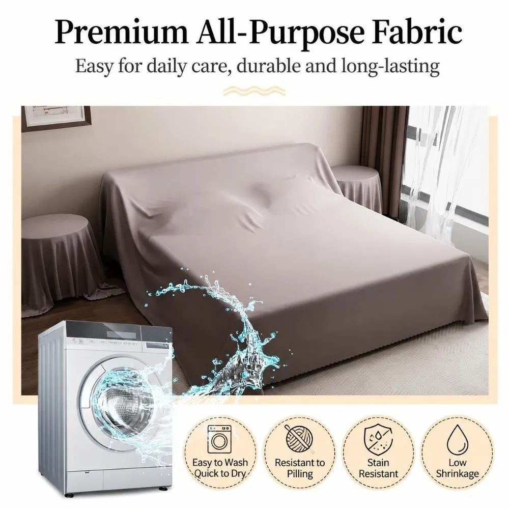Breathable Fabric Furniture Dust Cover Washable Cloth Grey Dust Proof Sheet Large Size Dust Shield Cover Outdoor Garden