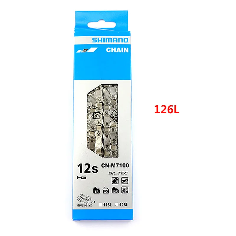 SHIMANO DEROE SLX XT CN M7100 M8100 Chain 12 Speed Mountain Bike Bicycle Chain 12v MTB/Road Bike Chains 126L quick link original