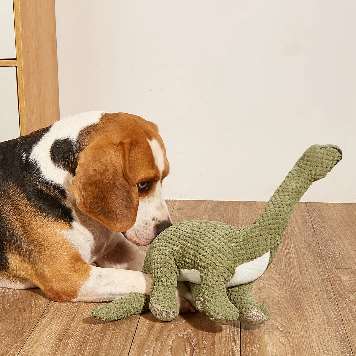 

Pet Toy Long Neck Dinosaur Dog Bone Bite Resistant Grinding Teeth Teddy BB Barking Sound Puppy Entertainment Artifact Supplies