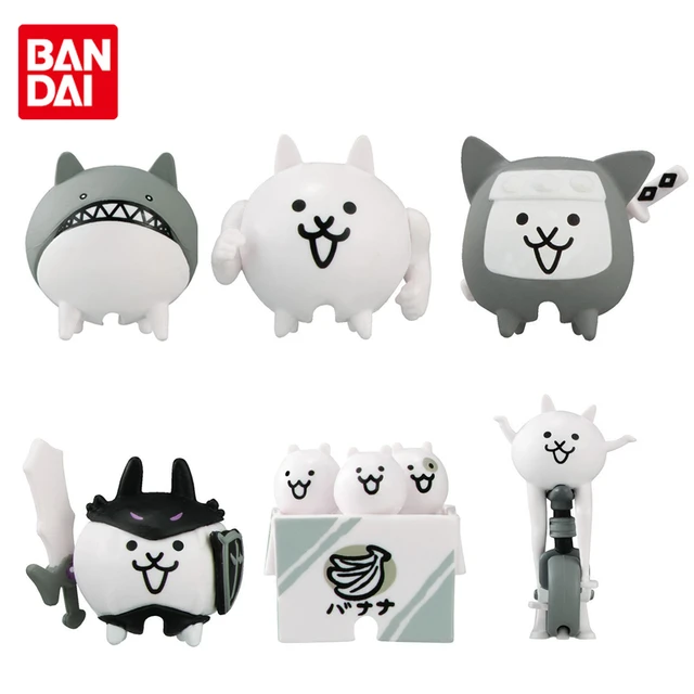 Bandai Genuine Gashapon The Battle Cats Hug The Data Line Cute