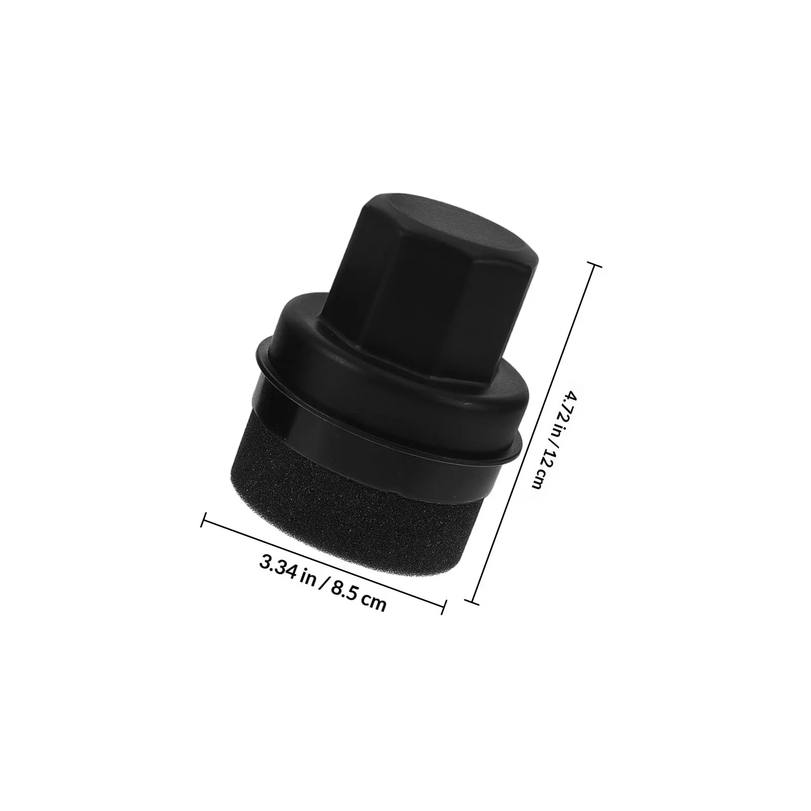 Tire Shine Brush Applicator Sponge High-Density Foam Head Ergonomic Grip Protective Cap for Tire Waxing Polishing Car Detailing view 5