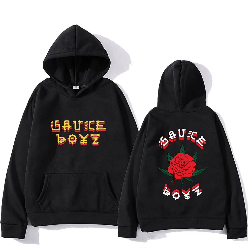 Eladio Carrion Sauce Boyz Monarca Harajuku Anime Hoodies Kawaii Manga Sweatshirt Casual Cartoon Clothes Fashion Boys/girls Hoody