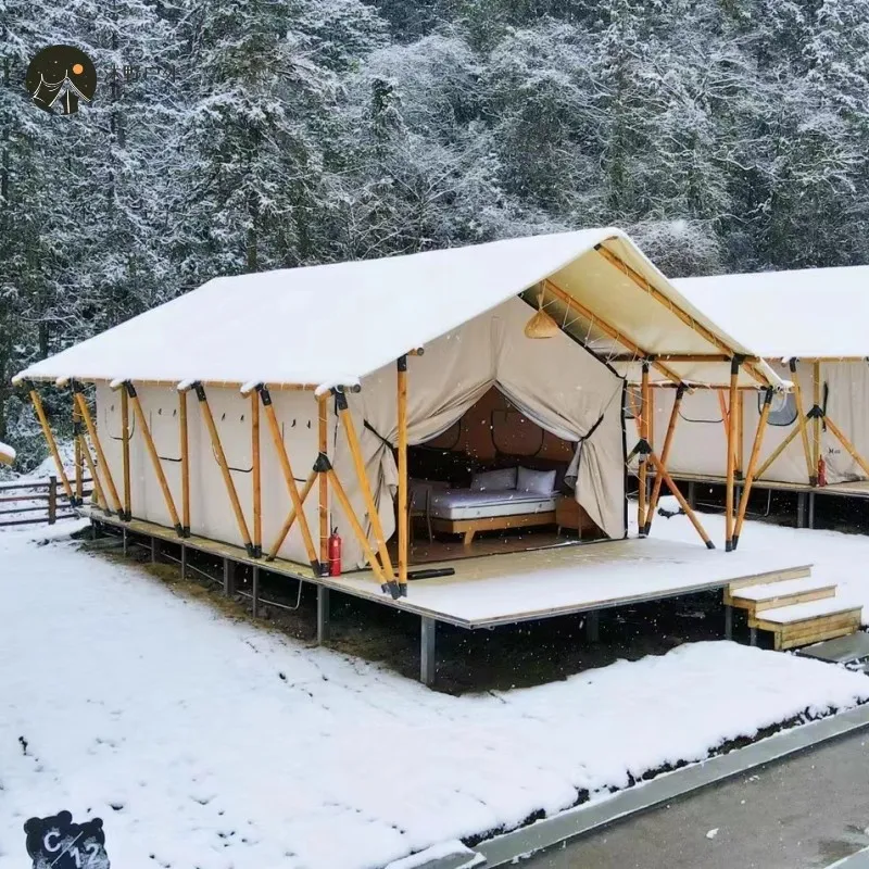 Outdoor B & B Camp Tent High-End Park Schilderachtige Resort Ecologische Park Accommodatie Kampeertent