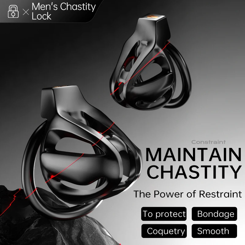 أقفال القضيب للذكور، أقفاص العفة، عناصر غير مرئية للخروج لدعائم ارتداء القضيب، قيود قفص العصافير، منتجات للبالغين