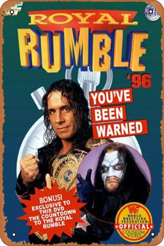 Royal Rumble Poster 8 x 12 Inches - Retro Vintage Metal Tin Sign for Home Bar Pub Garage Decor Movie Gifts