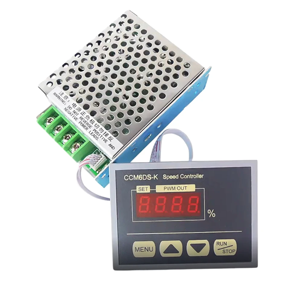 

DC 12-80V PWM Motor Speed Controller 0%-100 Speed Adjustable Governor 30A DC Motor Speed Regulator with Digital LED Display