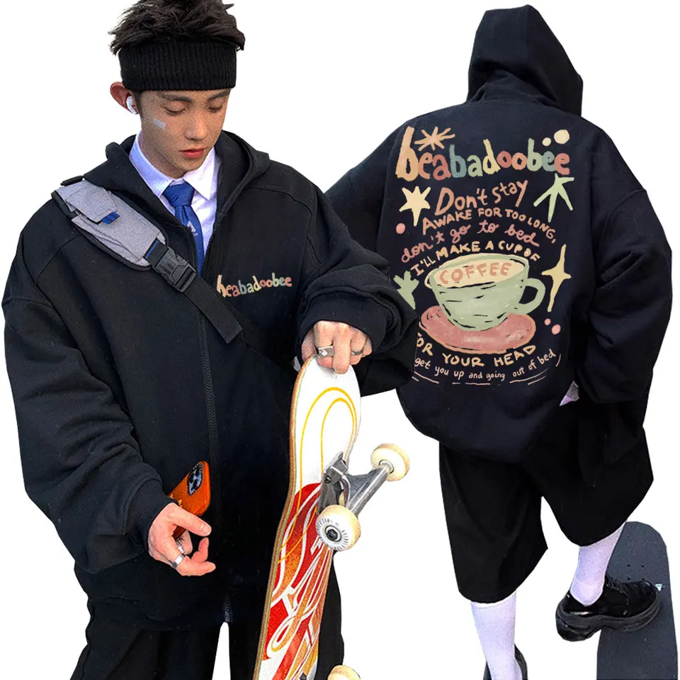 Cantor beabadoobee gráfico zíper hoodie masculino feminino