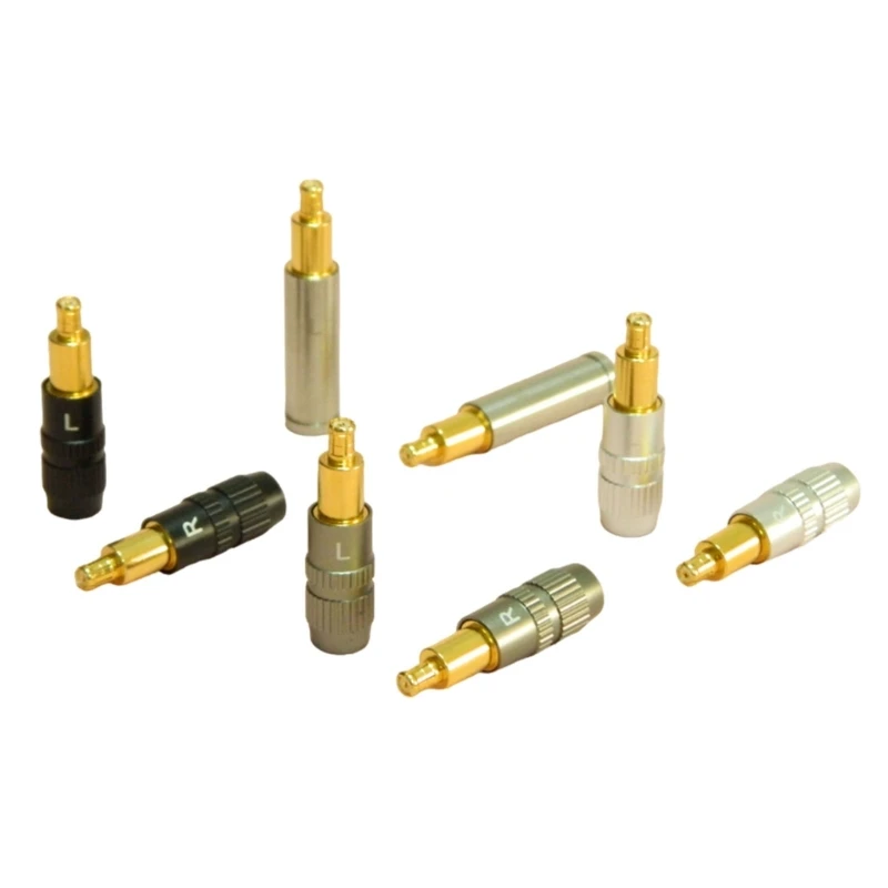 Metal Headphone Plugs Connectors for MSR7B ESW750 990H Enhances Claritys