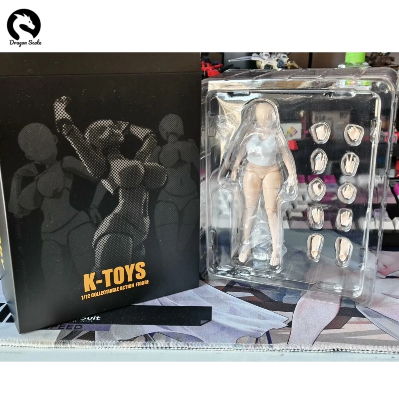 

В наличии: Оригинальная фигурка K-TOYS KT02, 1/12, в стиле манга, с полным изгибом, 6 дюймов, супергибкая, с подвижными суставами, модель для коллекционирования