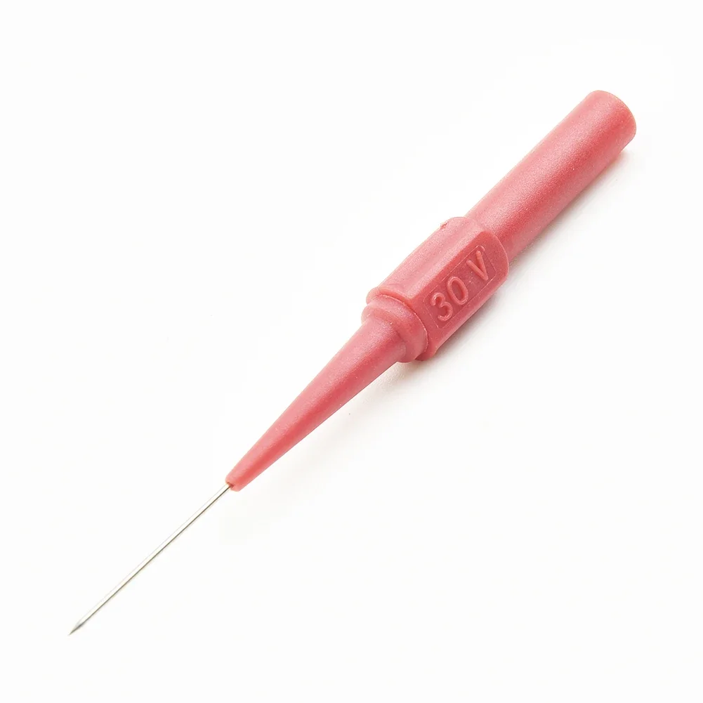 Two Color Probe Test Probe Soft Handles Anti Breakage Copper Needles Manipulating Stainless Steel 10pcs Suitable