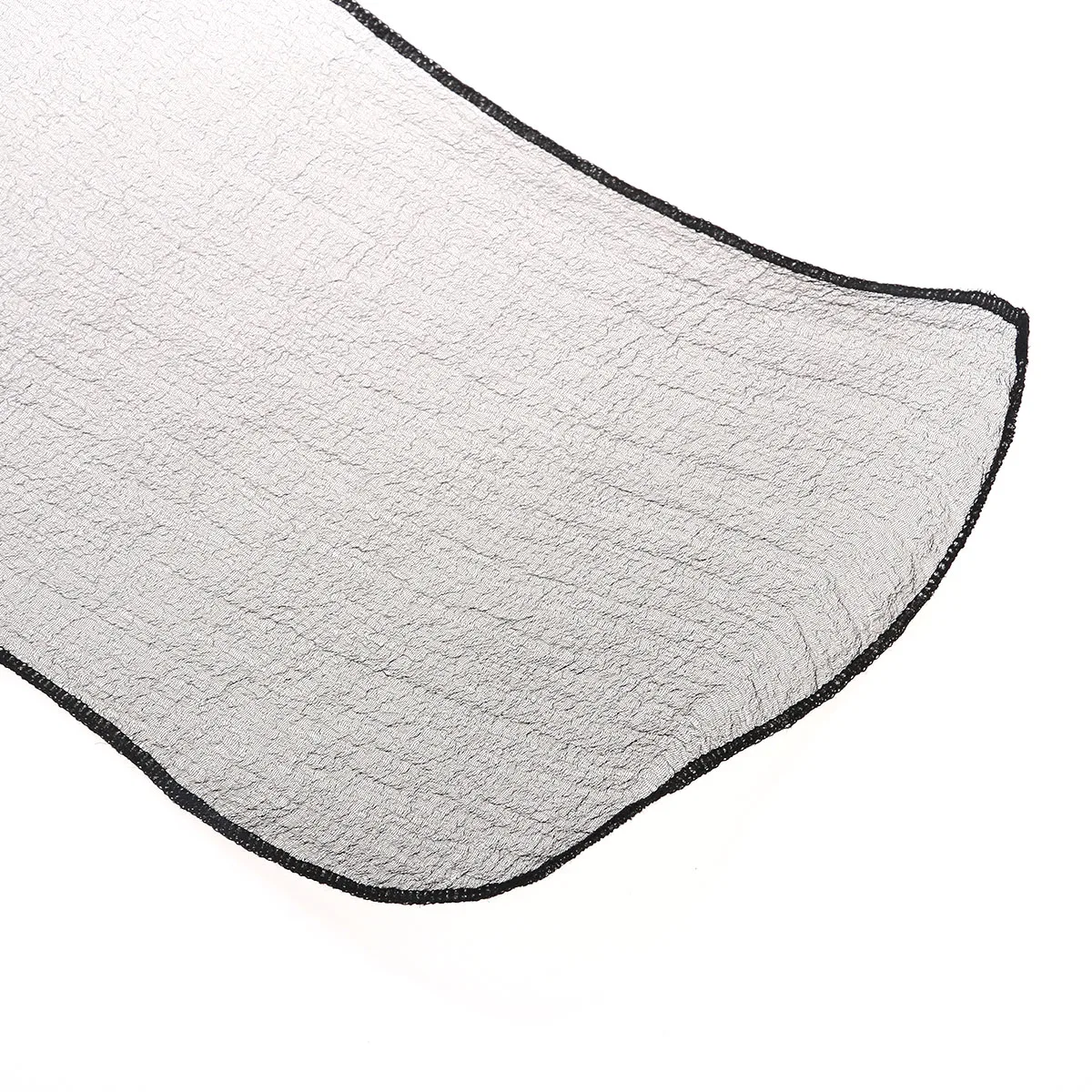 

Solid Color Shaped Organza Chiffon Kerchief For Women Soft Neck Wrap Accessory Black