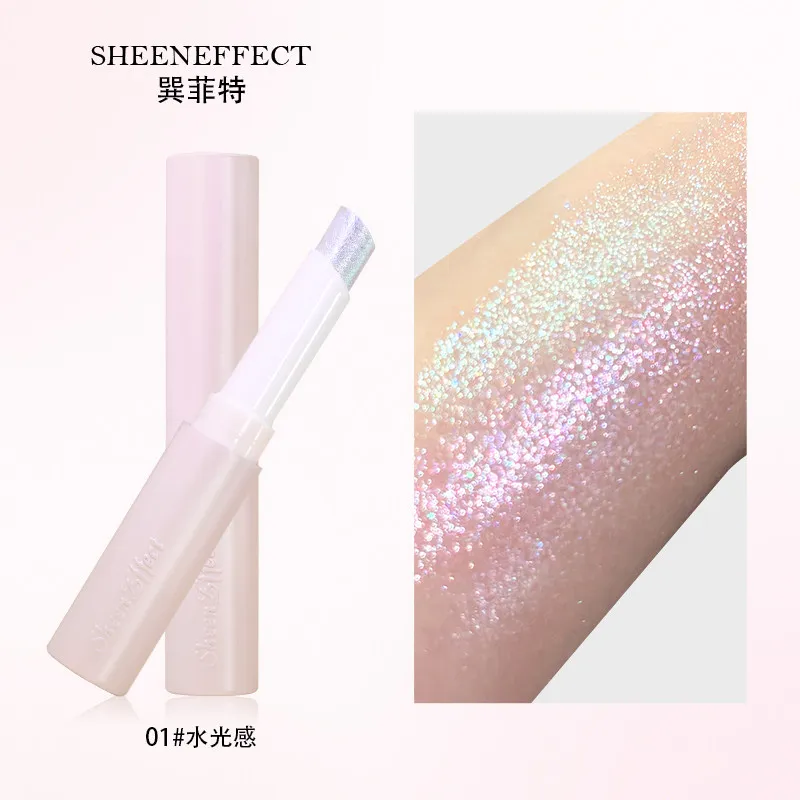 Sheeneffect Chameleon Color Change Jelly Eyeshadow Stick High Gloss Pearl Shine Flash Brighten Makeup
