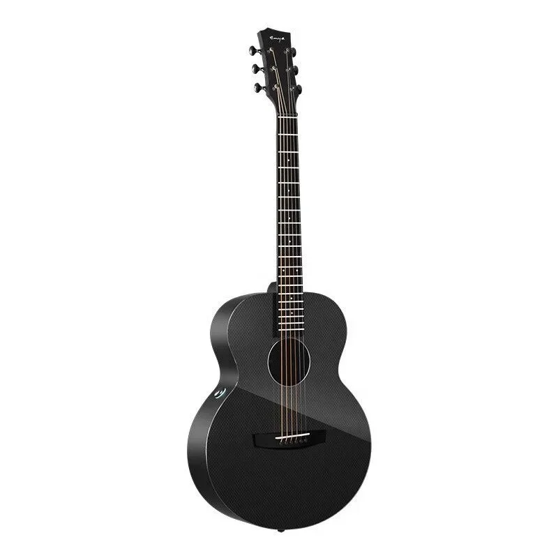 

Enya X3 Pro Mini 36 Inch AJ Barrel Carbon Fiber Integrated Guitar Travel Plus Vibrating Electric Case Folk Guitar