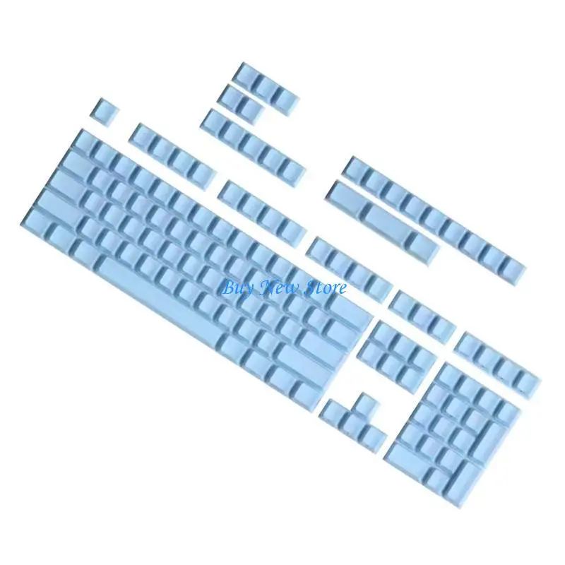 

20CE 1 Set 131Keys Side Print Keycaps Thick PBT Material Double Shot OEM Height