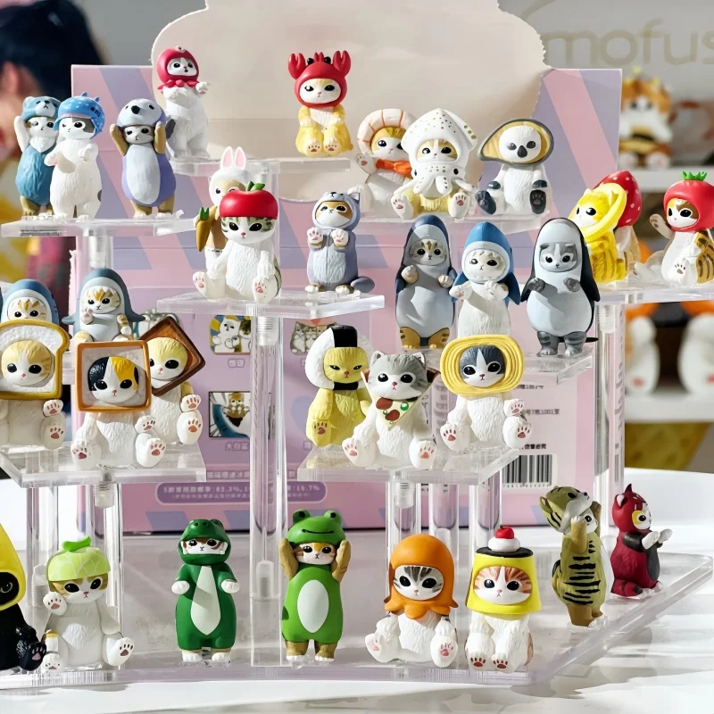 

Genuine Mofusand Cats Figures Cute Doll Bag Kawaii Action Figure Decoration Desktop Ornaments Model Toys Birthday Gifts