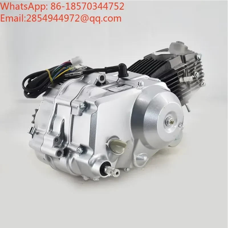 110cc 125cc Motorcycle Engine 4 Speed Automatic Clutch Off Road Dirt Bike ATV Quad Motor Replacement Parts High Performance