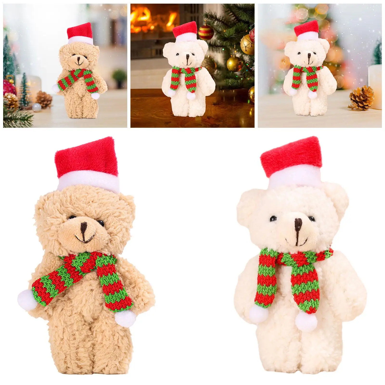 Peluche di natale orso peluche per il compleanno della festa in casa