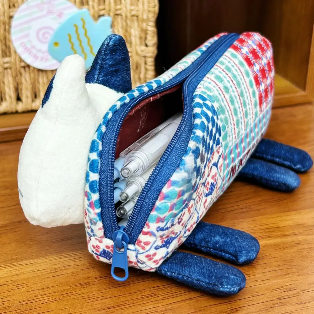 Large Capacity Cat Climbing Pencil Case Multi-functional Portable Cat Storage Bag Makeup Bag Funny Pen Organizer Students