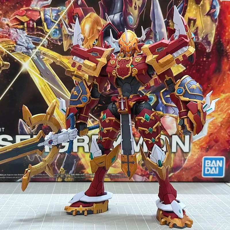 

In Stock BANDAI Digital Monster Figure-Rise FRS KAISERGREYMON Kaiser Greymon Assemble Model Toys Digimon Adventure Desktop Model