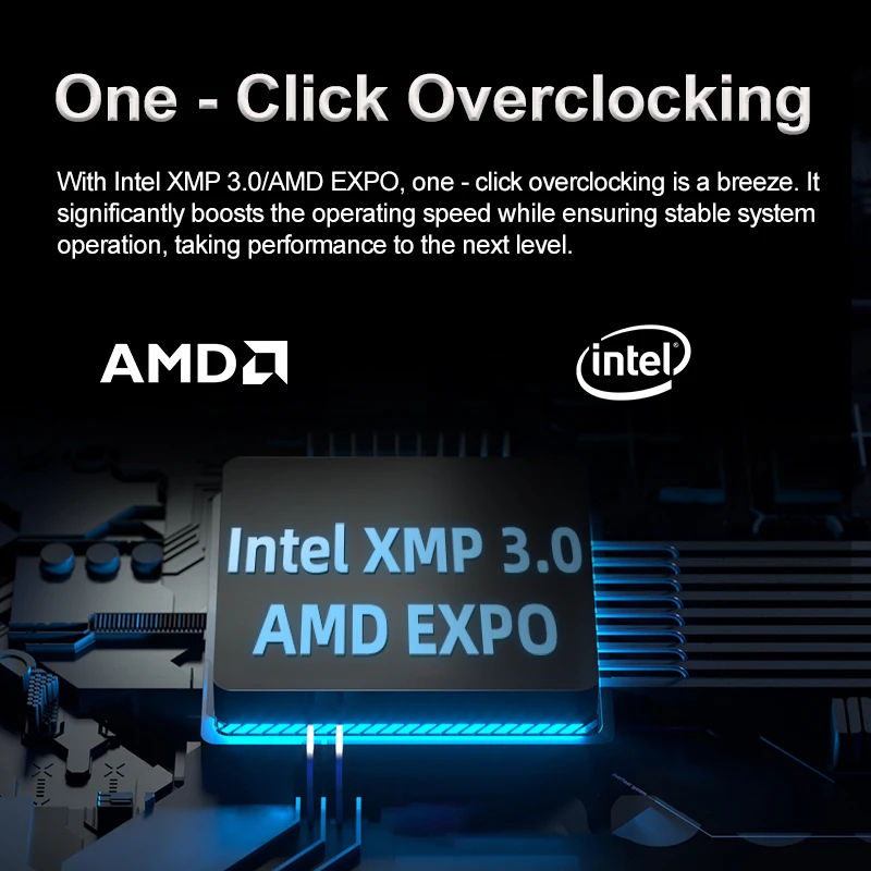 Memoria KingBank Hynix A Die DDR5 32 GB (16 GBx2) / 16 GB 6800 MHz RAM nera ad alta velocità per giochi e computer