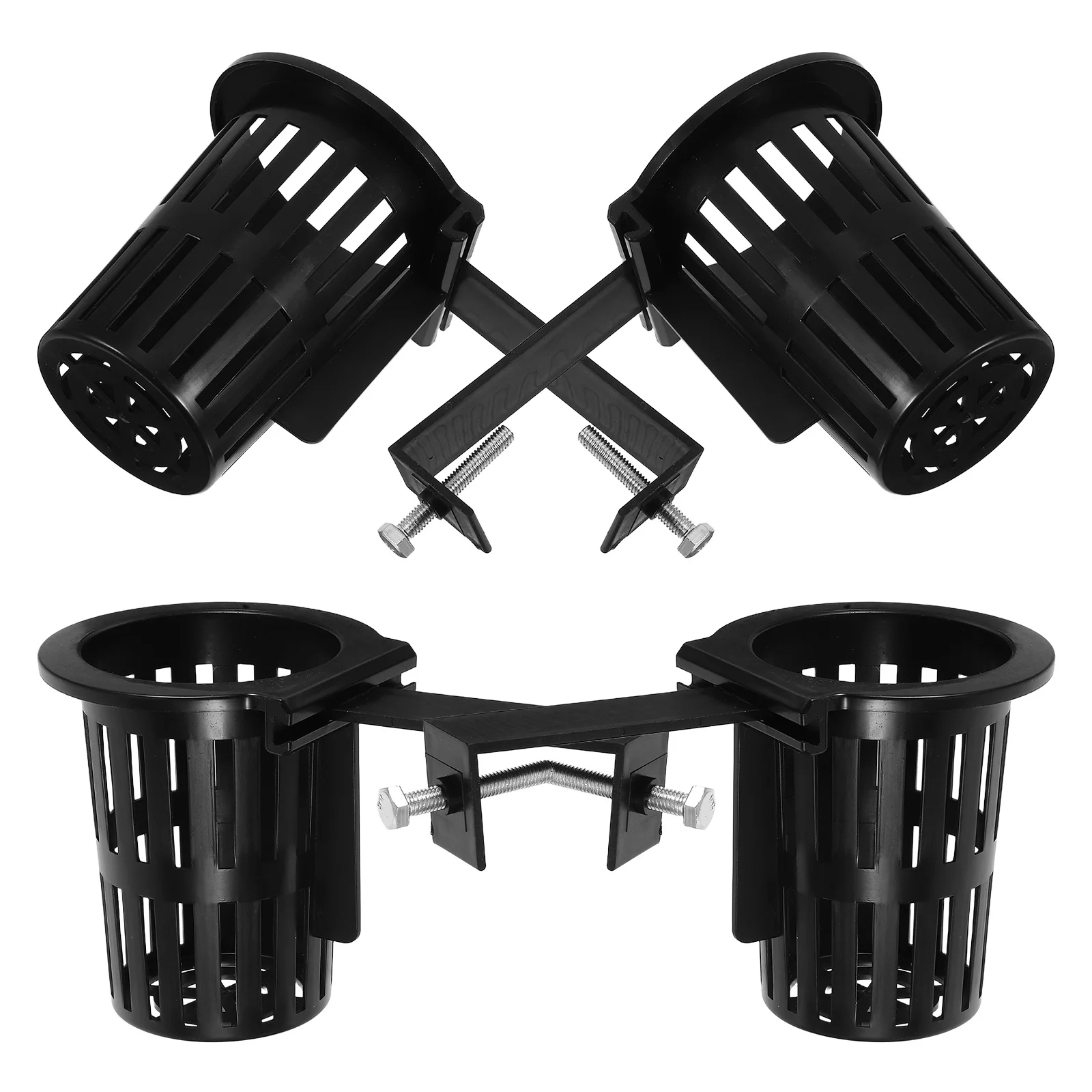 

4pcs Hanging Hydroponic Planter Basket Space Saving Slotted Mesh Net For Aquatic Plants Indoor Outdoor Small Plant Pots Aquarium