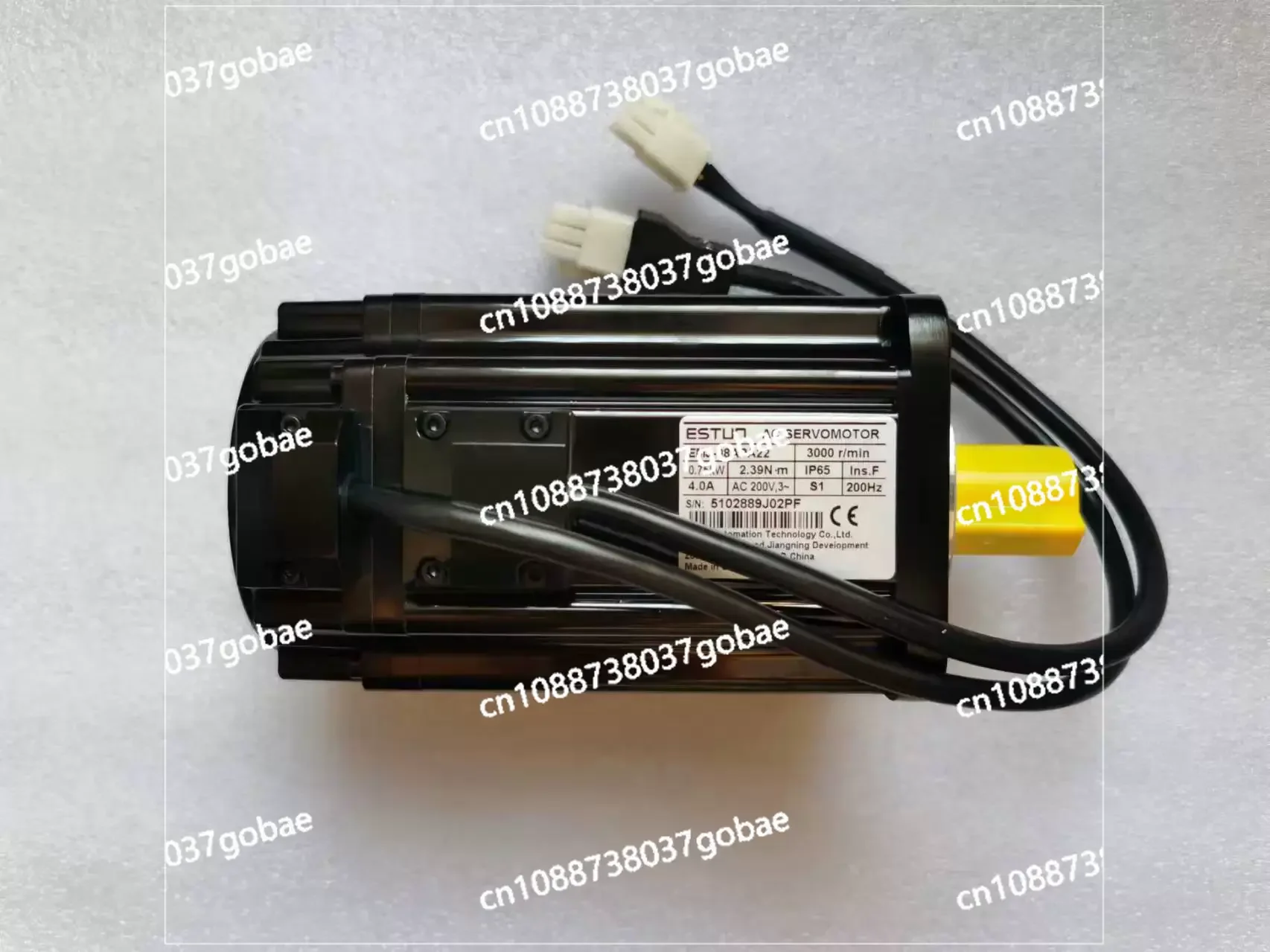 EMJ-08APA22 Servo Motor 3000r/min 0.75kw，Second hand 80-90%