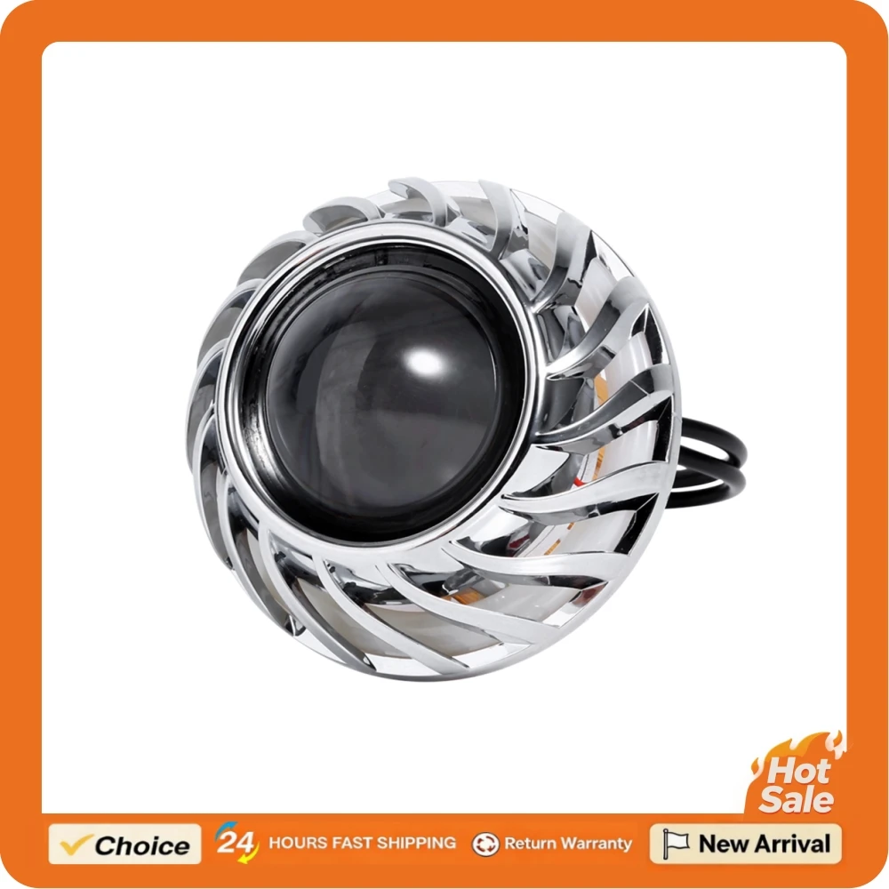 Motorcycle Headlight LED Projector Lens LED Projector Lens Single Halo Angel Devil Eye Spot Light Motorcycle LED Projector Lens