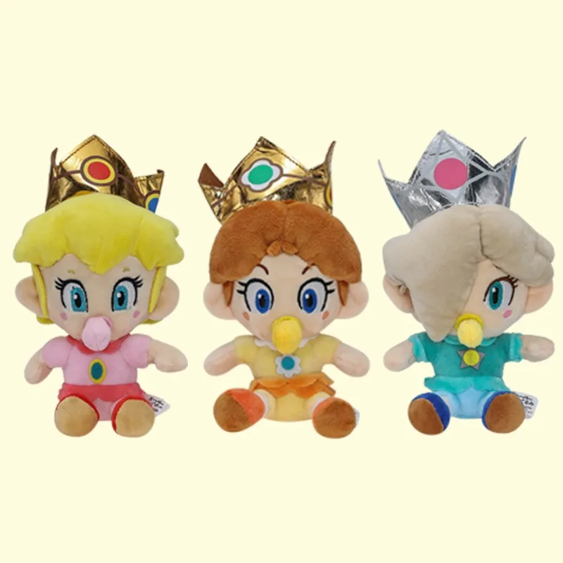 Nuevos y Lindos Peluches de Mario Bros, Princesa Peach, Daisy y Rosalina, Accesorios de Anime, Juguetes de Colección para Fans, Regalos de Cumpleaños
