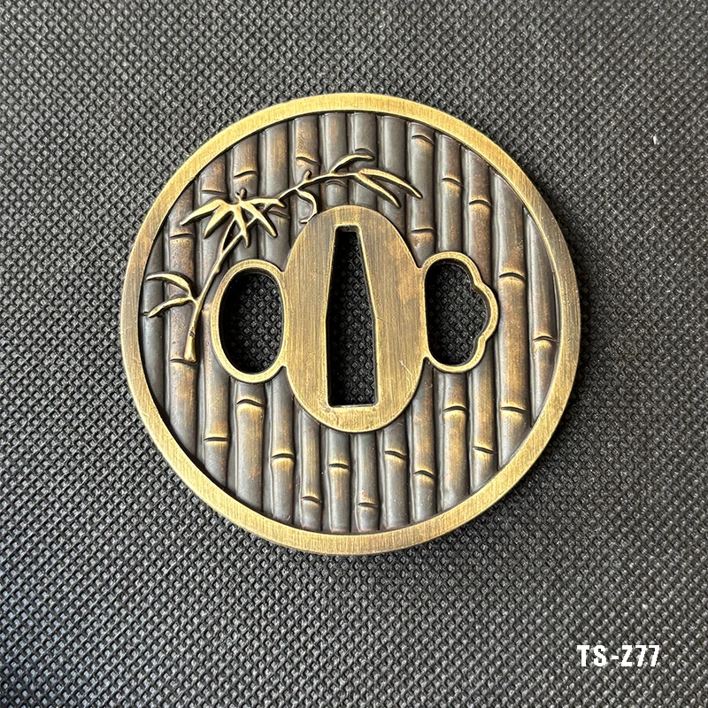 سبيكة جيدة تسوبا، الطيور والزهور موضوع السيف الحرس، الخيزران المناسب، لكاتانا واكيزاشي اليابانية استخدام الملحقات