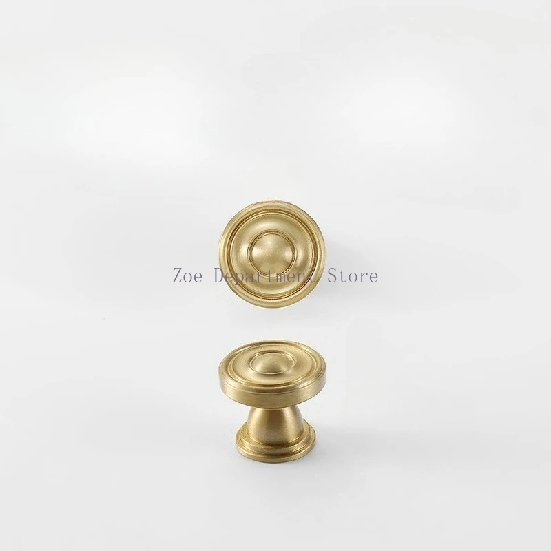 Handles for Furniture Light French Stain Brass Small Knobs Modern Simple Silver Cabinet Door Handle Cabinet Knob Drawer Knobs