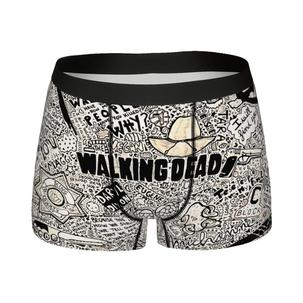 Dean Walking The Walking Dead Underpants Breathbale Panties Men's Underwear Print Shorts Boxer Briefs