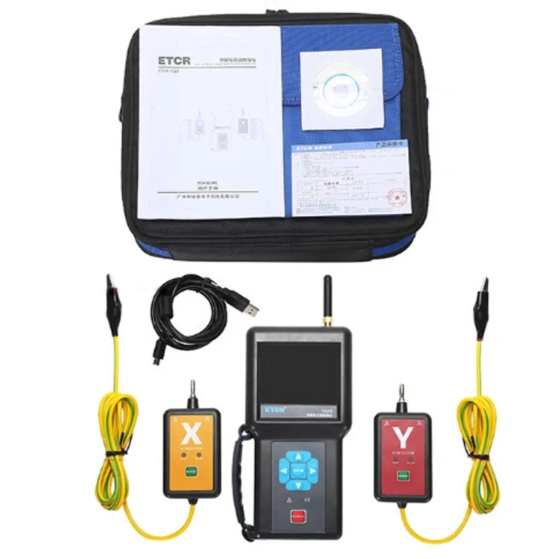 AC 1V -600V ETCR1520 Ring Main Unit Digital Non Contact Wireless Phase Detector 600V/380V Line Phase Detector Phasing Device