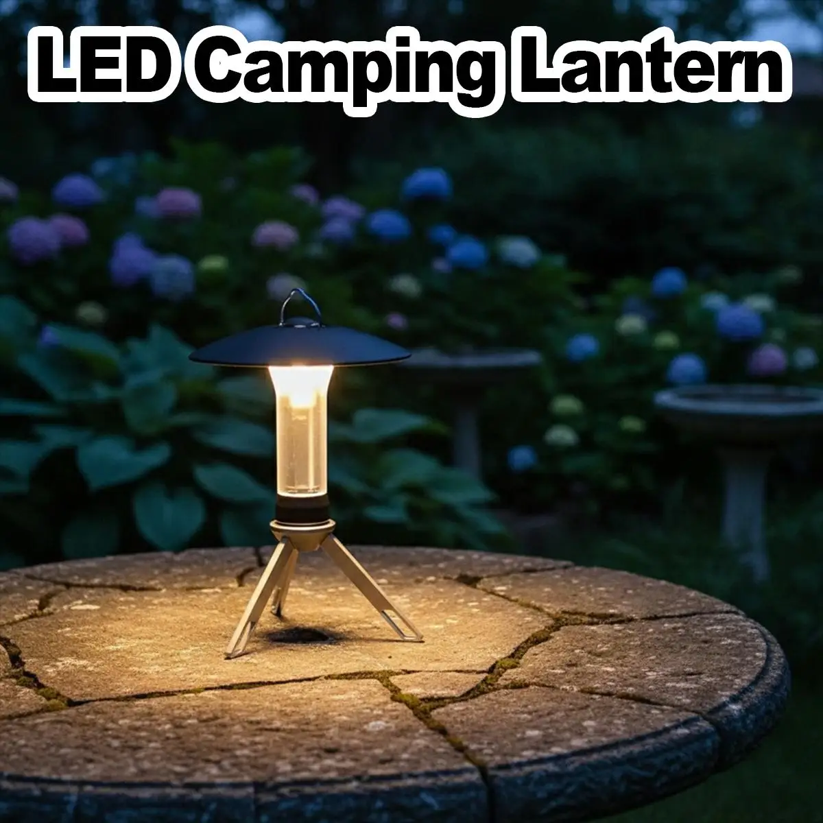 

Многофункциональный светодиодный фонарь для кемпинга, портативный светильник на штативе, ручной фонарик, настольная лампа, перезаряжаемый через USB, энергоэффективный ночник