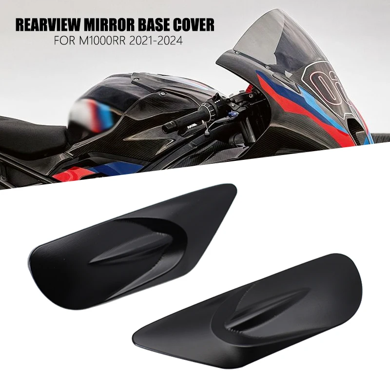

For BMW M1000RR Rear Mirror Hole Cover M1000 RR M 1000RR 2021-2024 2023 Motorcycle CNC Windscreen Driven Mirror Eliminators Cap