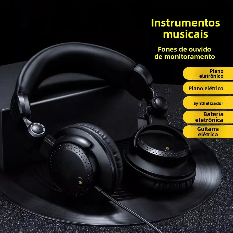Fone de Ouvido Platinum para Piano Elétrico, Guitarra, Bateria e Instrumentos Musicais - Acessórios  Roland